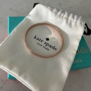 Kate spade bangle . new in box. Rose gold